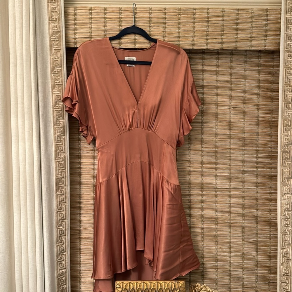 Pink Silk Dress